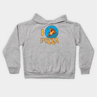 I LOVE PIZA Kids Hoodie